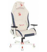 Кресло игровое A4Tech Bloody GC-330 белый крестов. металл