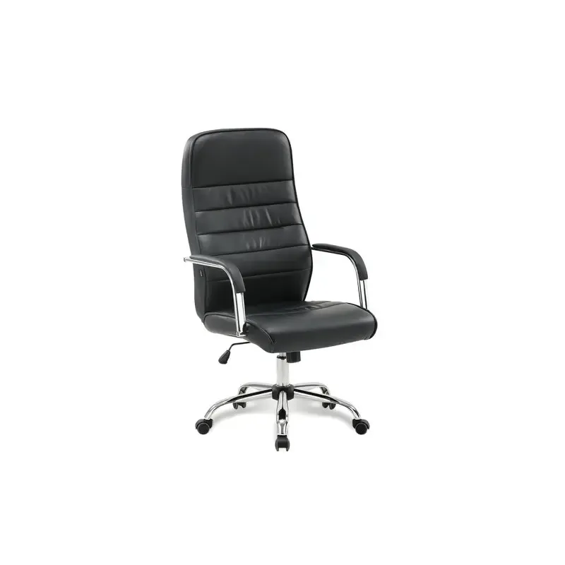 Кресло руководителя Stark EX-547, экокожа, хром, черное главное фото