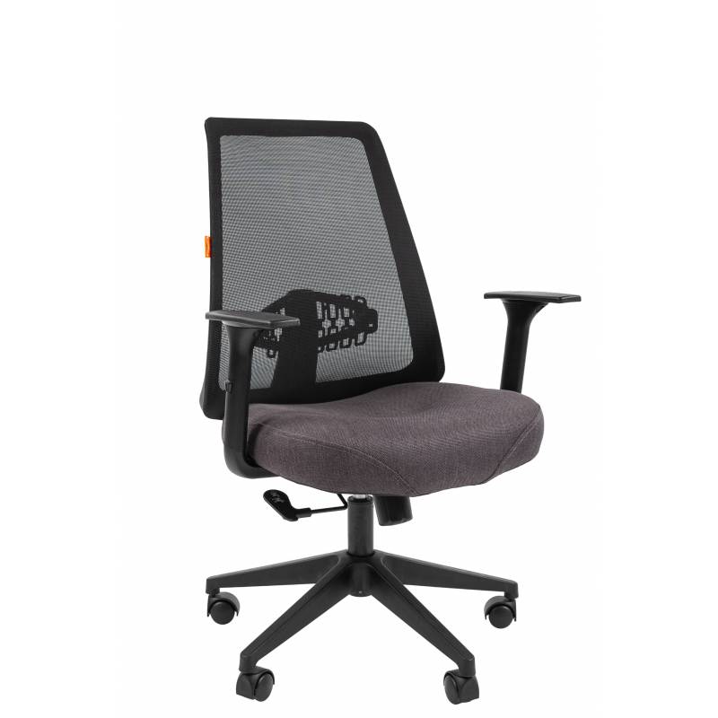 Офисное кресло Chairman 535 Россия LT ткань черный/серый главное фото