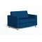 Диван двухместный Chairman СИМПЛ 1360х830х830 к/з Euroline 903 главное фото в маленьком размере