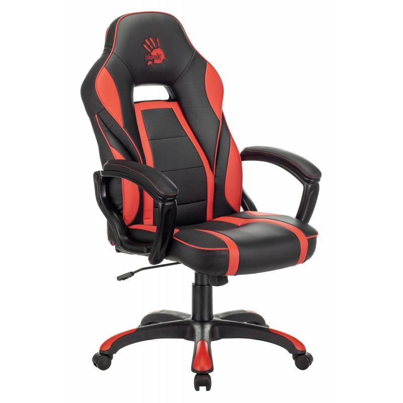 Кресло игровое A4Tech Bloody GC-350 черный/красный эко.кожа крестовина главное фото
