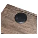 Стол на металлокаркасе BRABIX LOFT CD-006, 1200х500х730 мм, 2 полки, цвет морёный дуб, 641224. Фото товара с разных ракурсов.